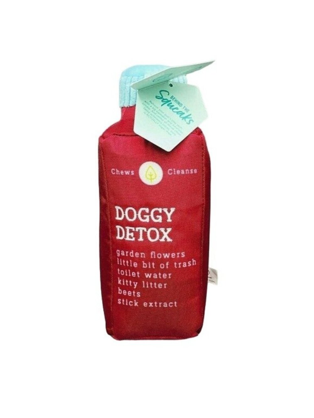 Bark Pure Pup Juice Cleanse Doggy Detox Dog Squeak Toy M-L